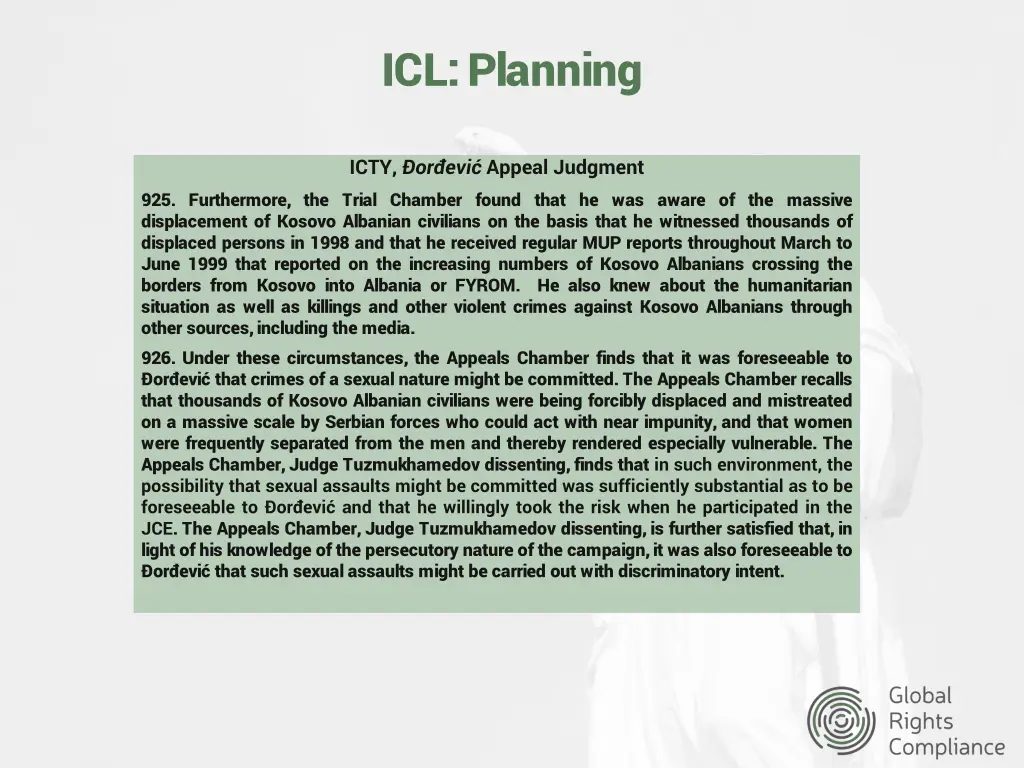 icl planning