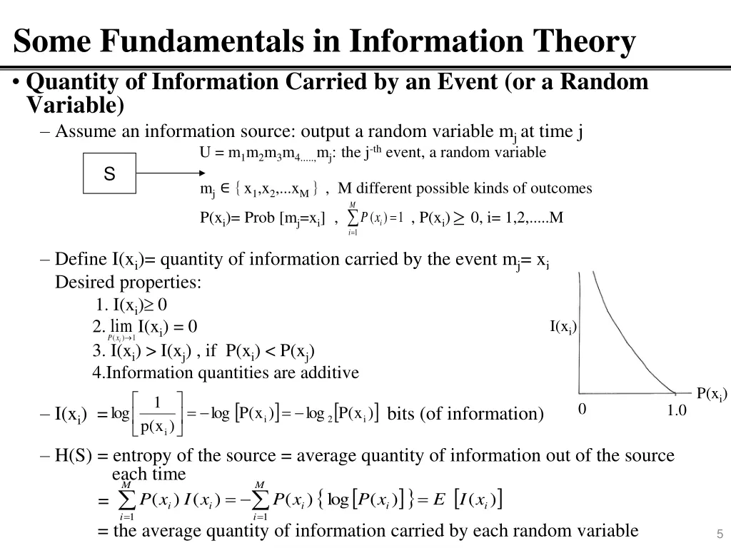 some fundamentals in information theory quantity