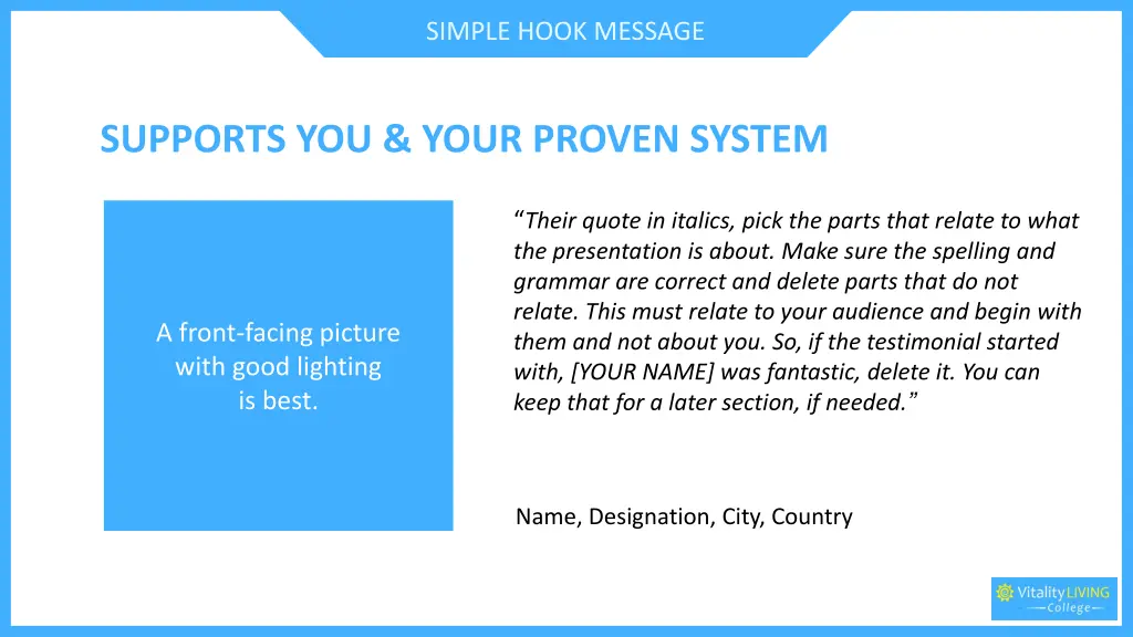 simple hook message 18