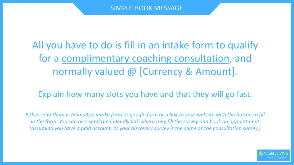 simple hook message 25