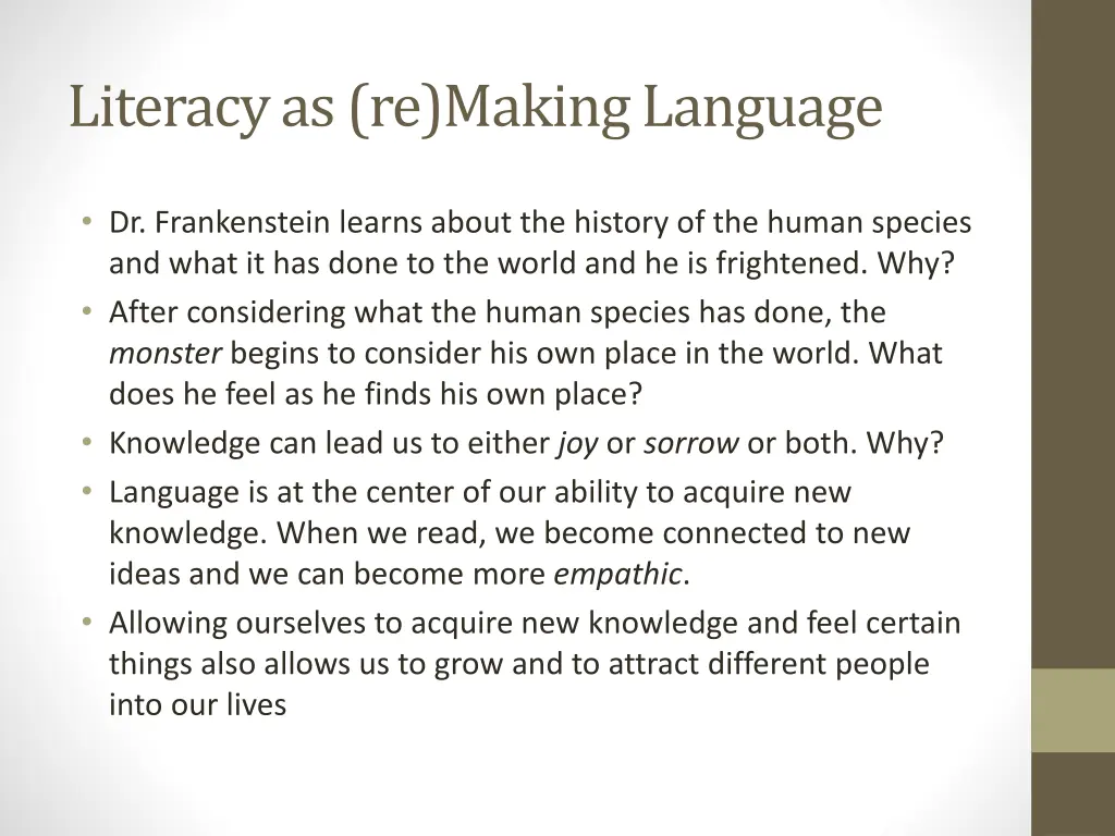 literacy as re making language 2