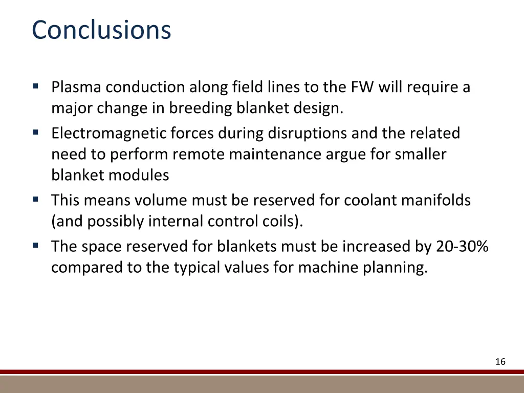 conclusions