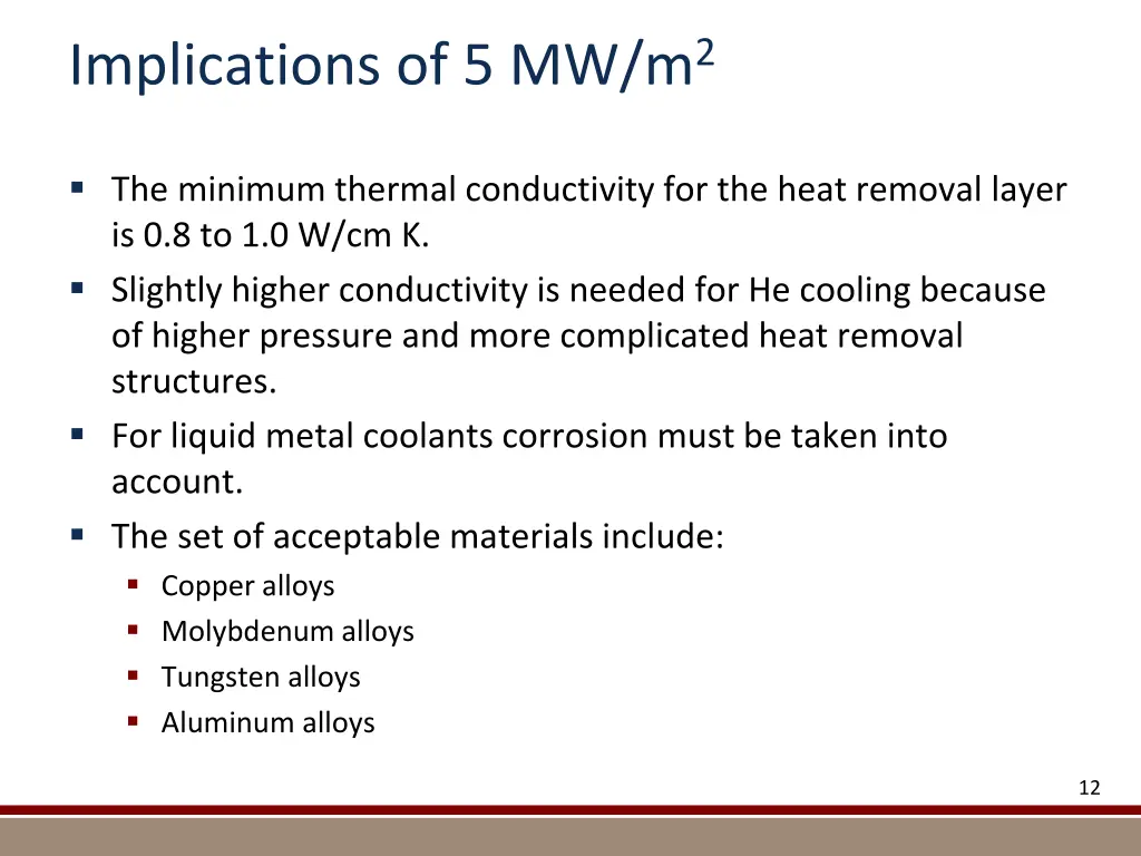 implications of 5 mw m 2