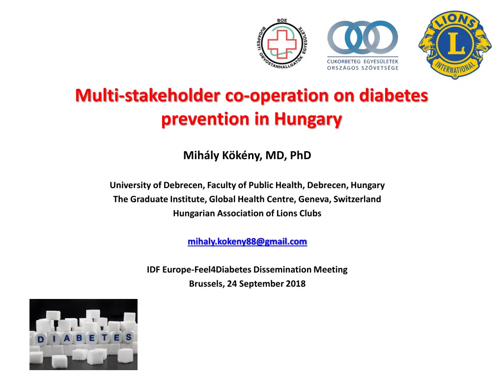 multi stakeholder co operation on diabetes