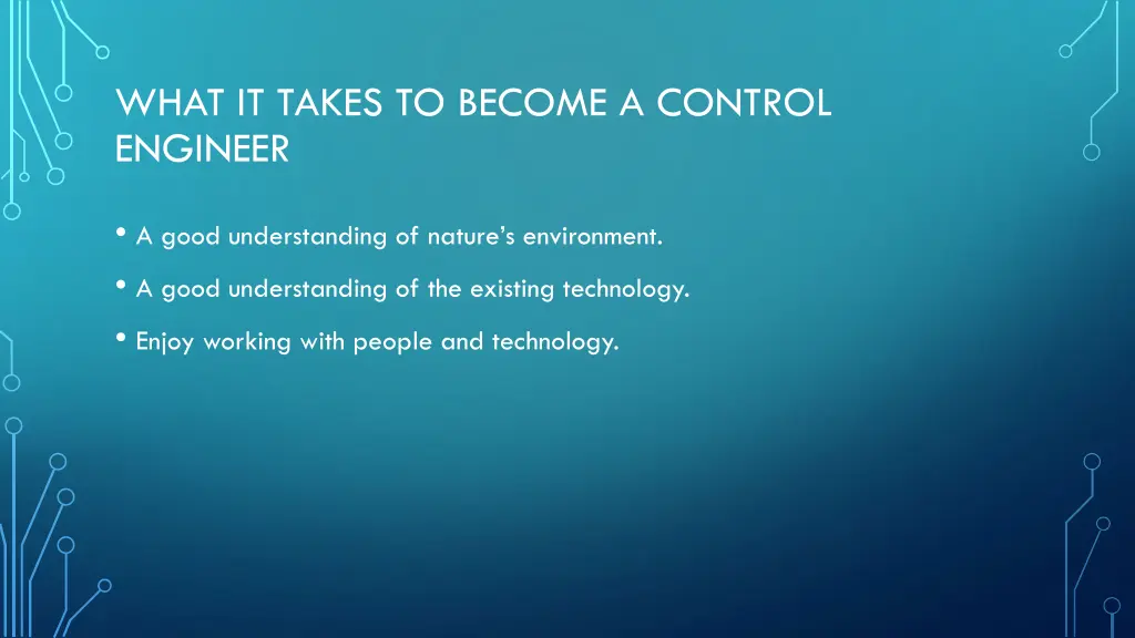 what it takes to become a control engineer