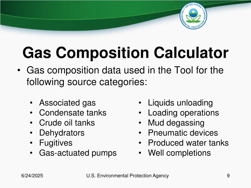 gas composition calculator gas composition data
