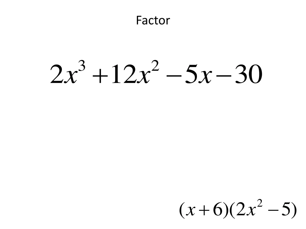 factor 2