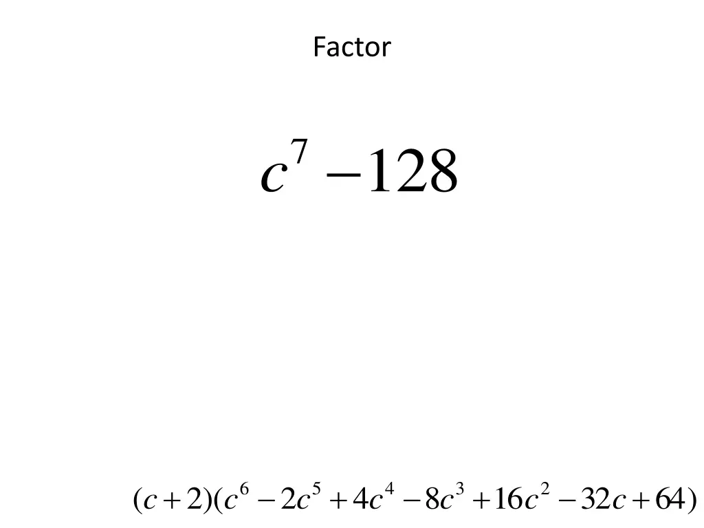 factor 3