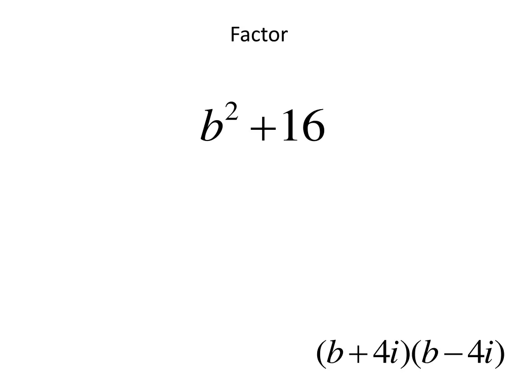 factor