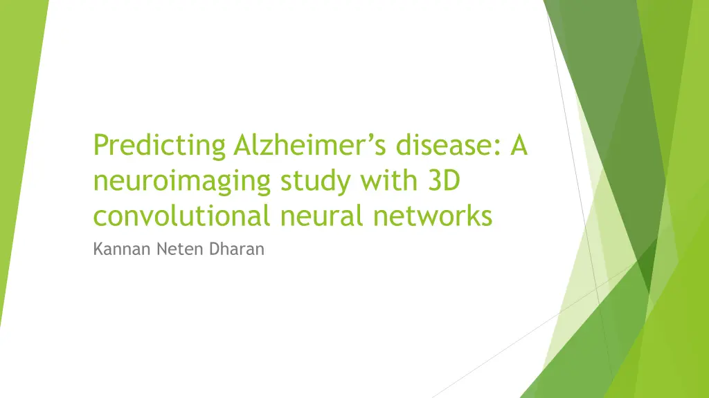 predicting alzheimer s disease a neuroimaging