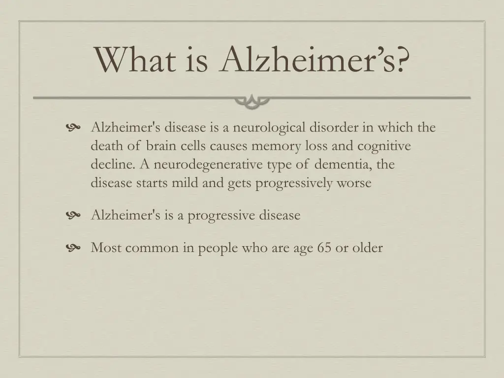 what is alzheimer s