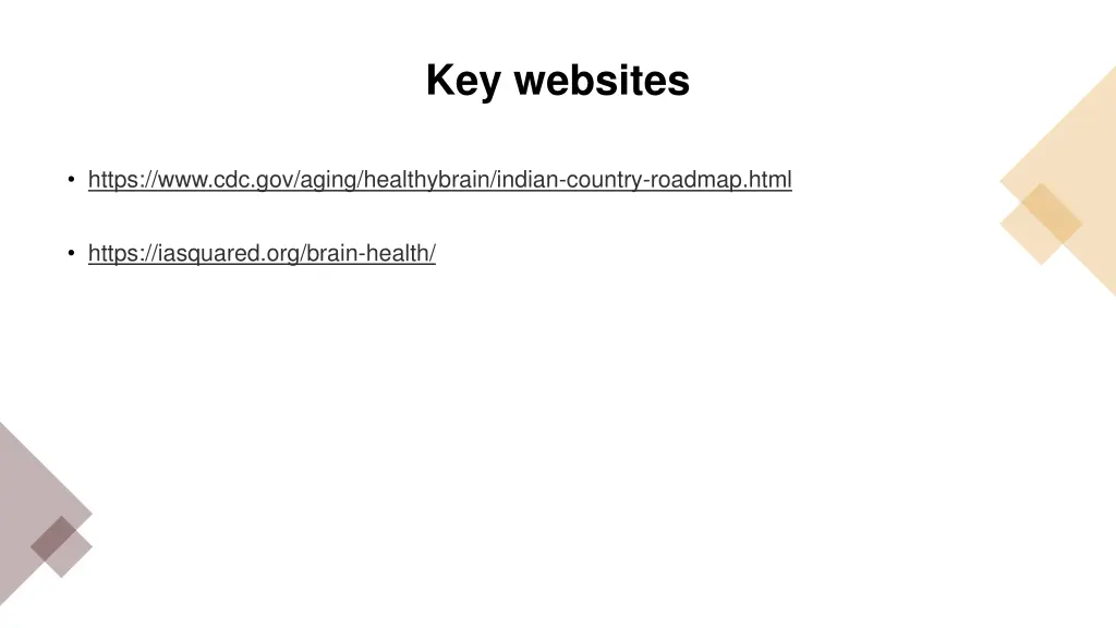key websites