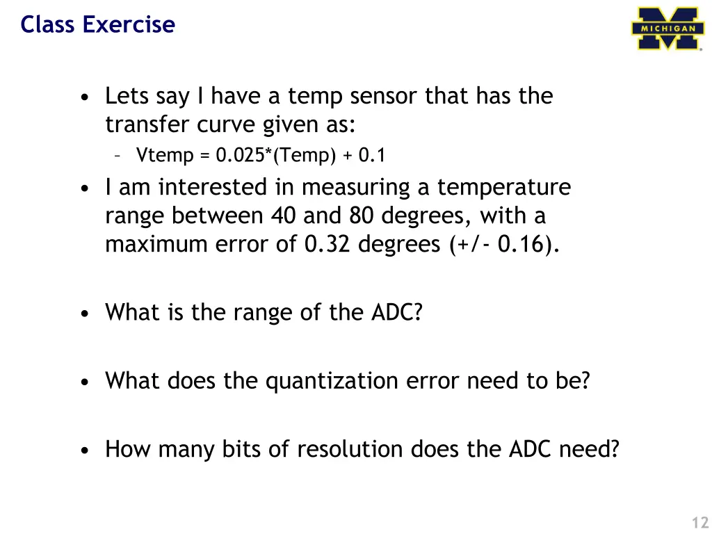 class exercise