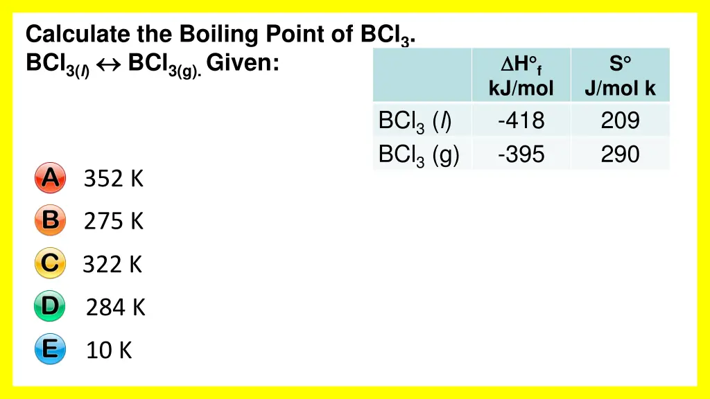 calculate the boiling point
