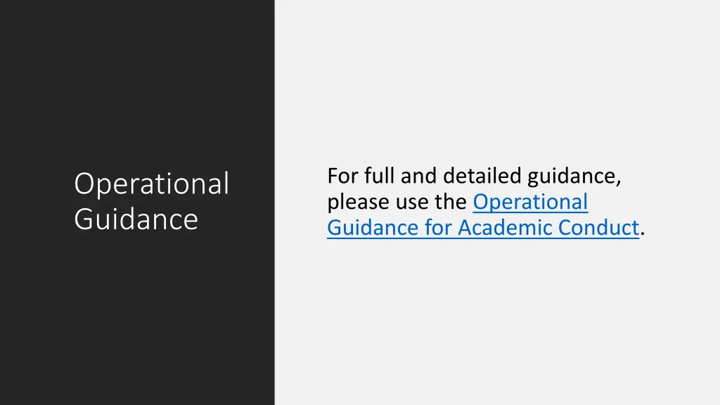 for full and detailed guidance please