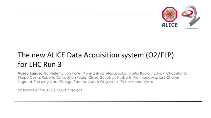 the new alice data acquisition system