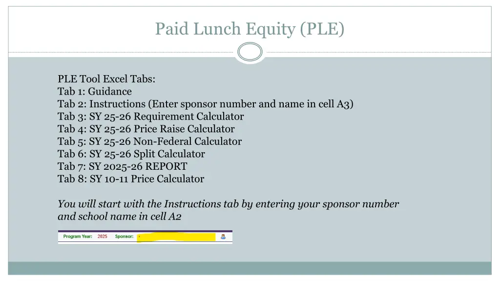 paid lunch equity ple 4