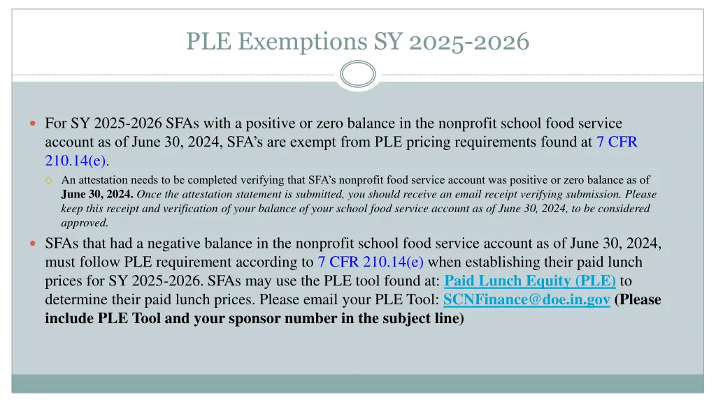 ple exemptions sy 2025 2026