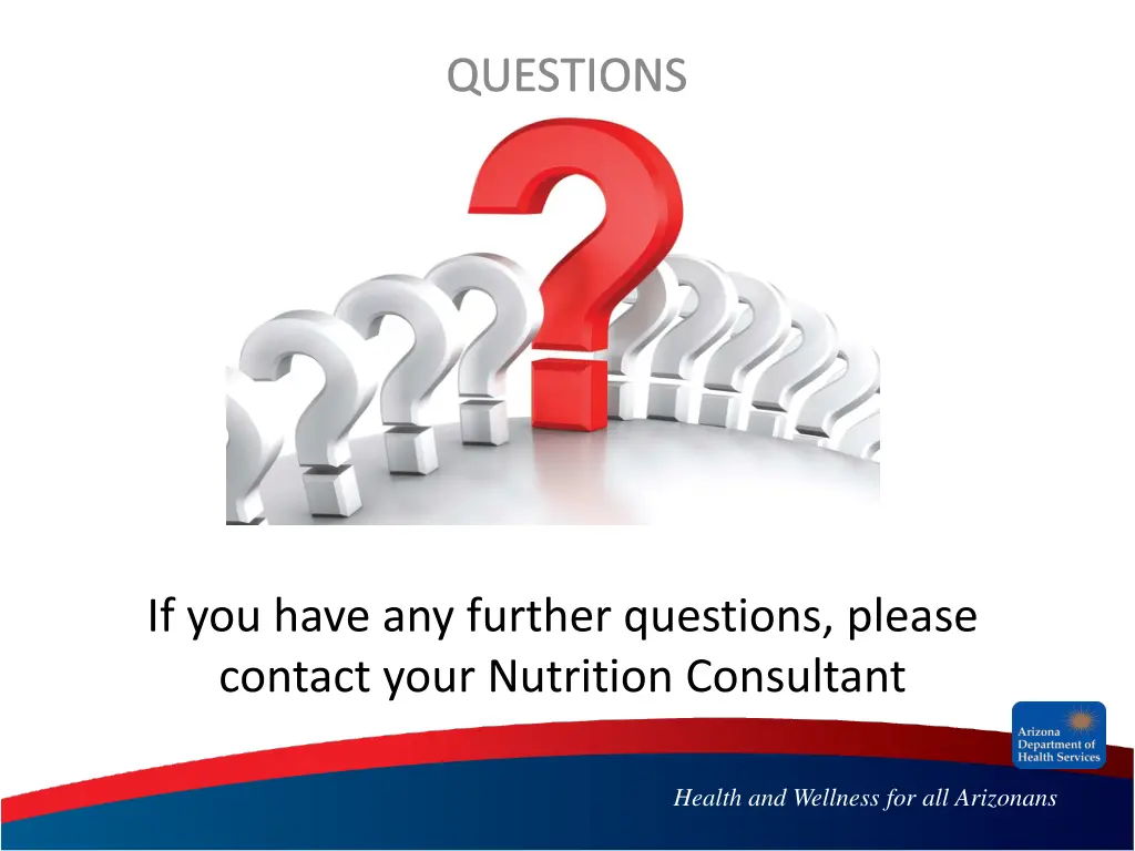 if you have any further questions please contact