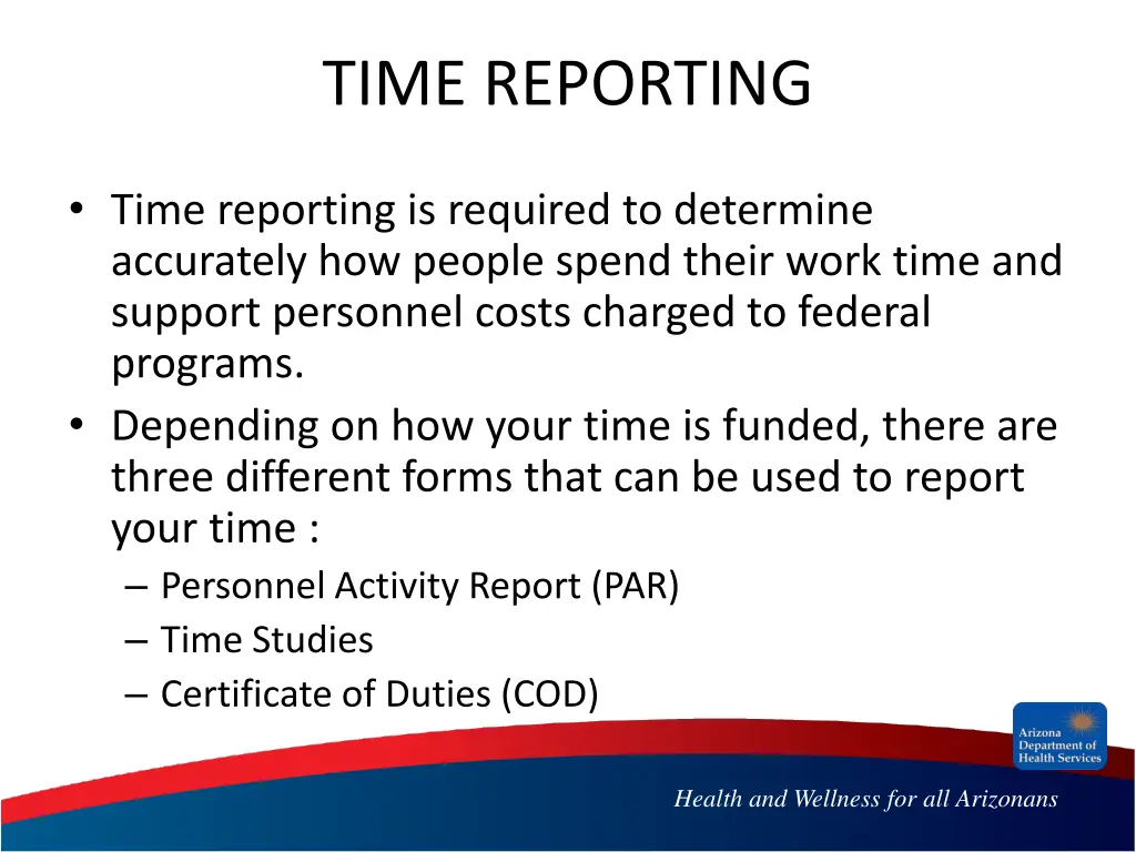 time reporting
