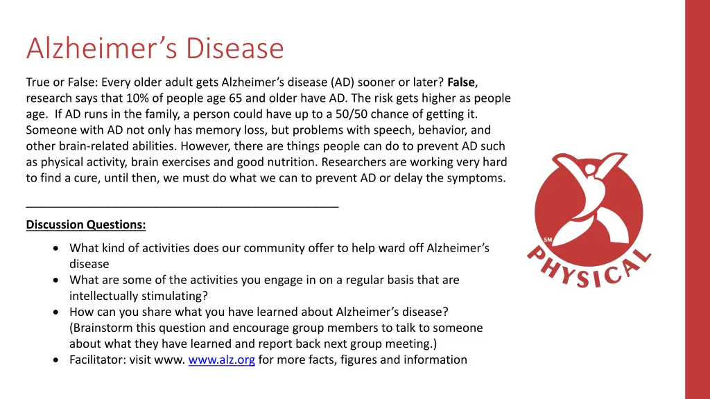 alzheimer s disease