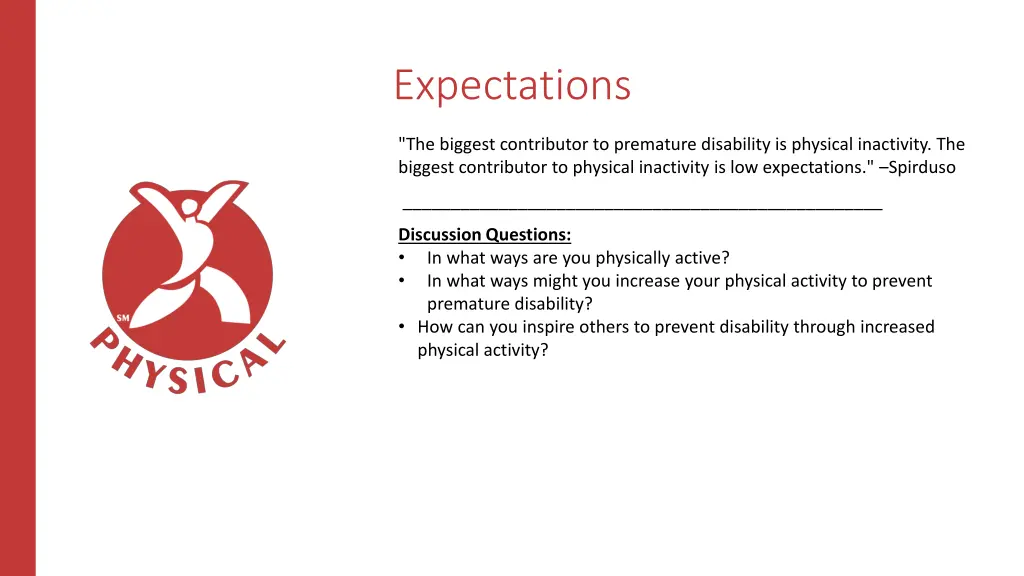 expectations