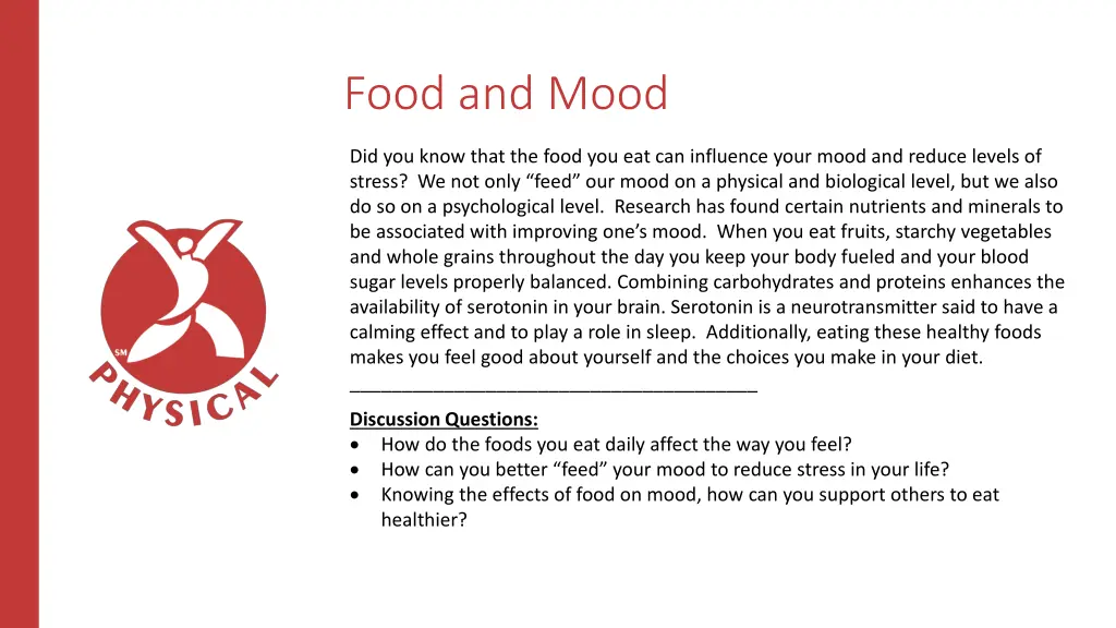 food and mood