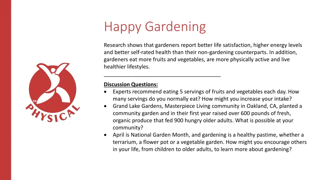 happy gardening