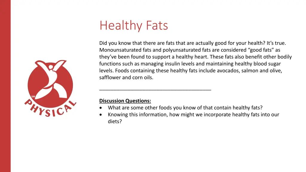 healthy fats