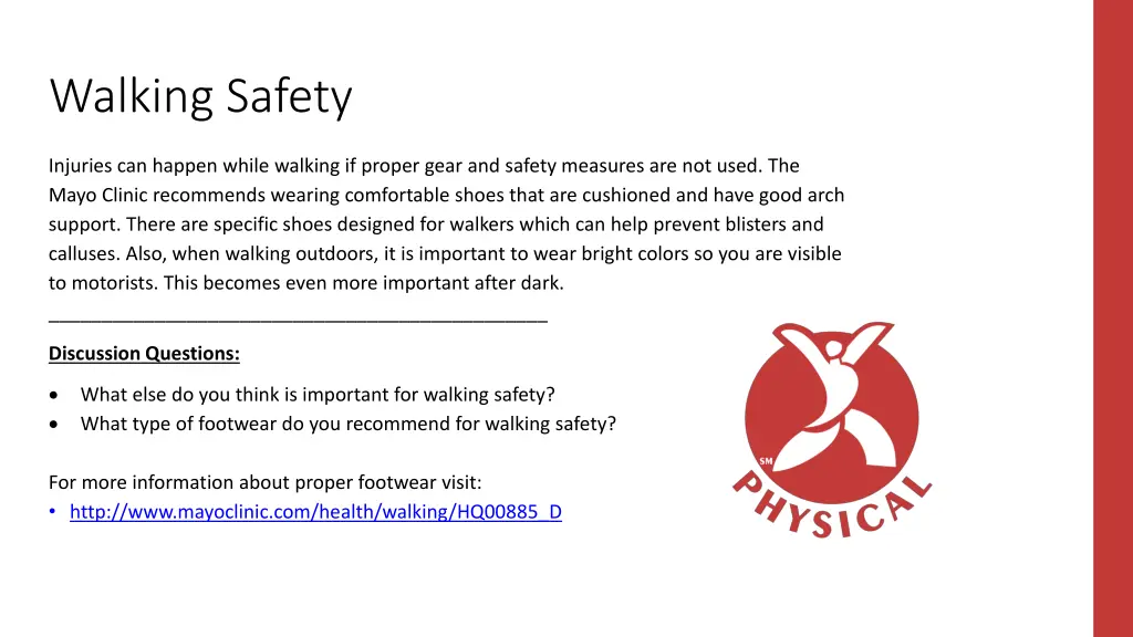 walking safety
