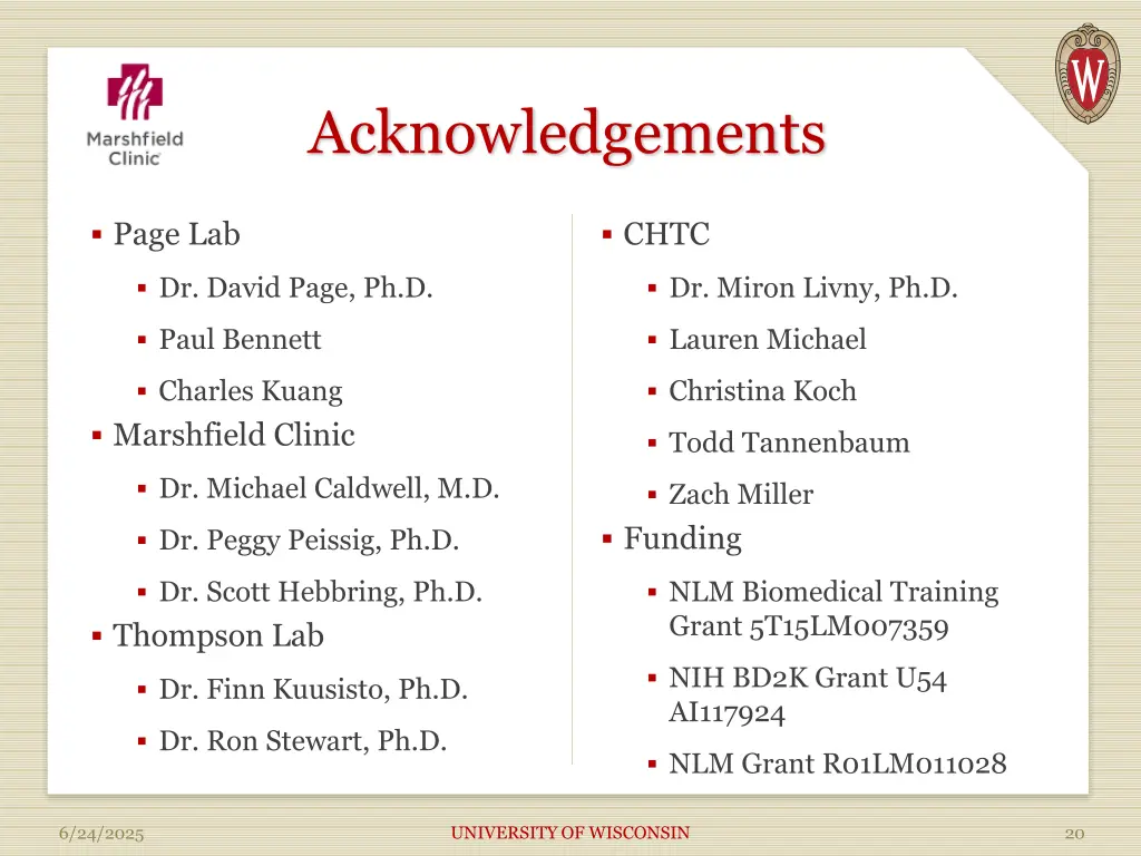 acknowledgements