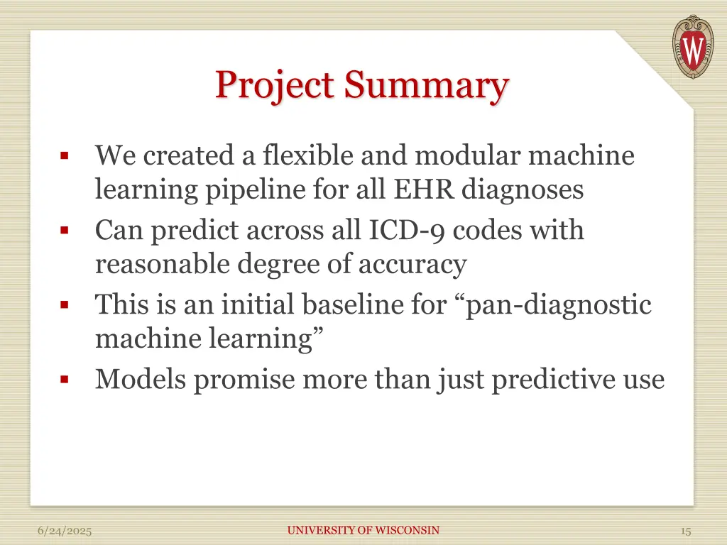project summary