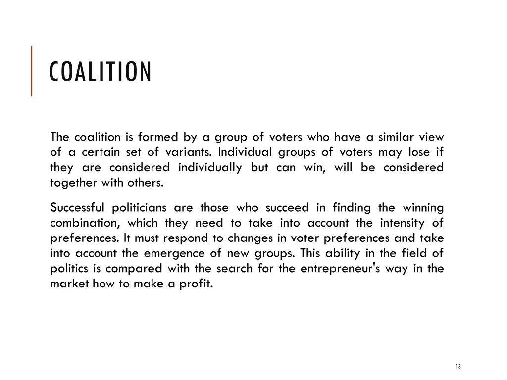 coalition