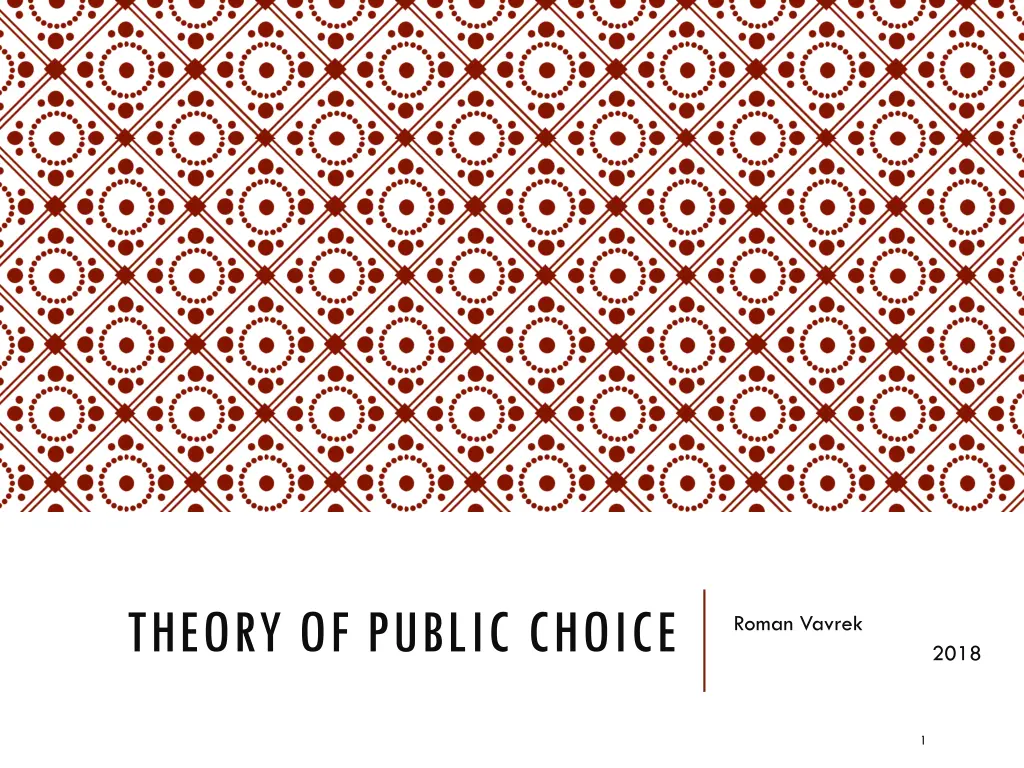 theory of public choice