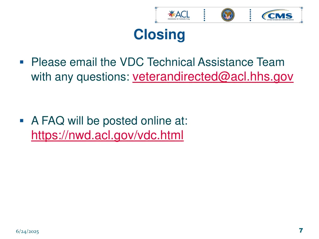 closing