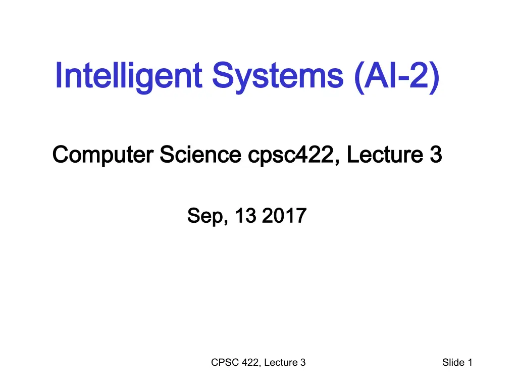 intelligent systems ai intelligent systems ai 2 2