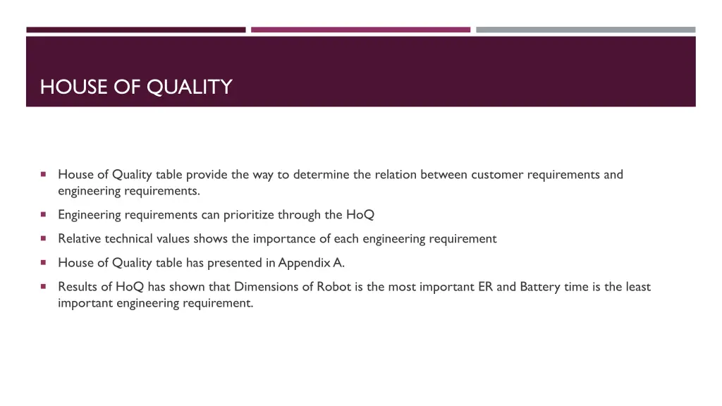 house of quality