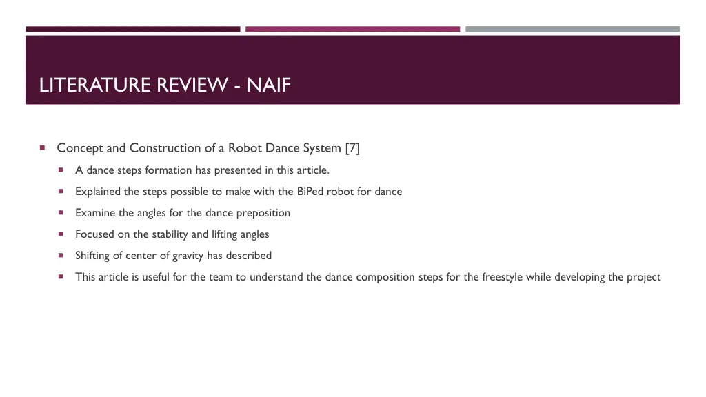 literature review naif