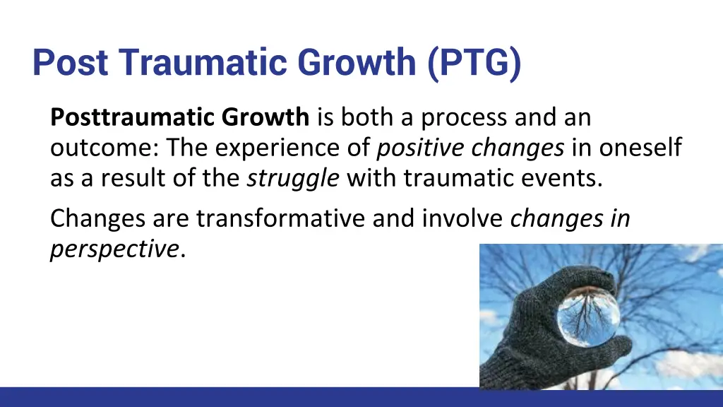 post traumatic growth ptg