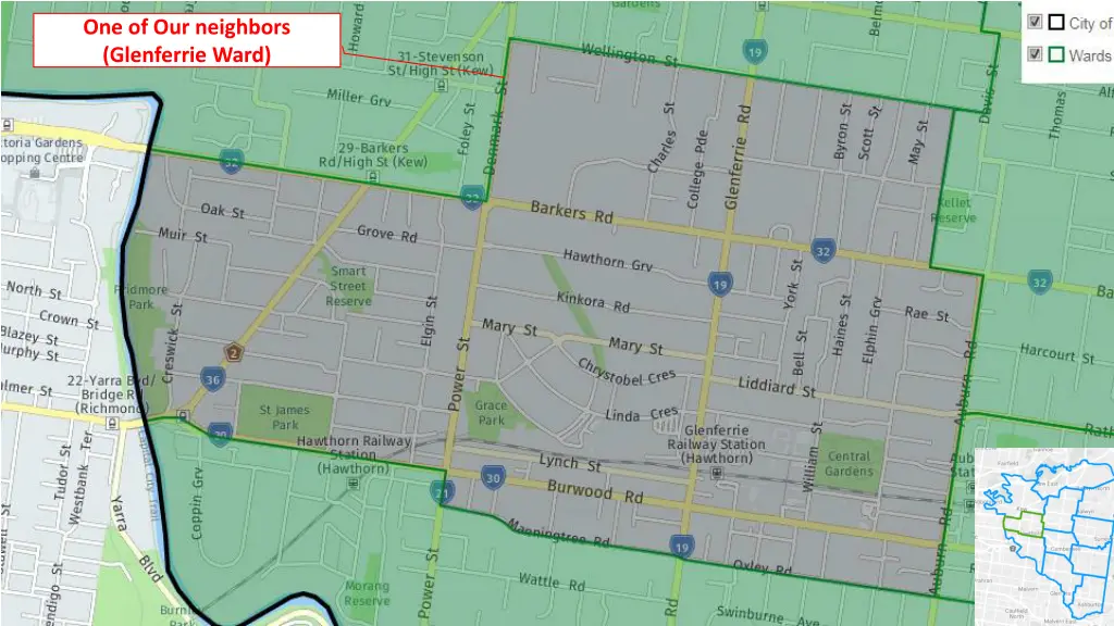 one of our neighbors glenferrie ward