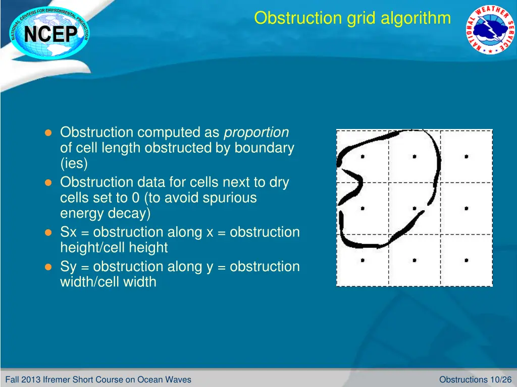 obstruction grid algorithm
