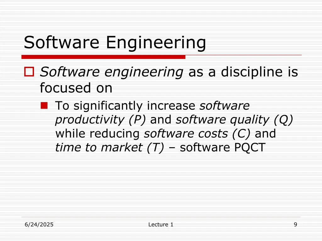 software engineering