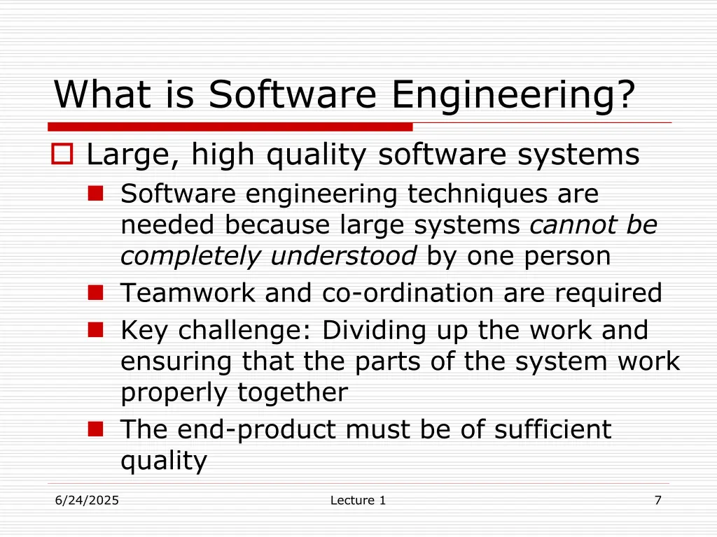 what is software engineering 3