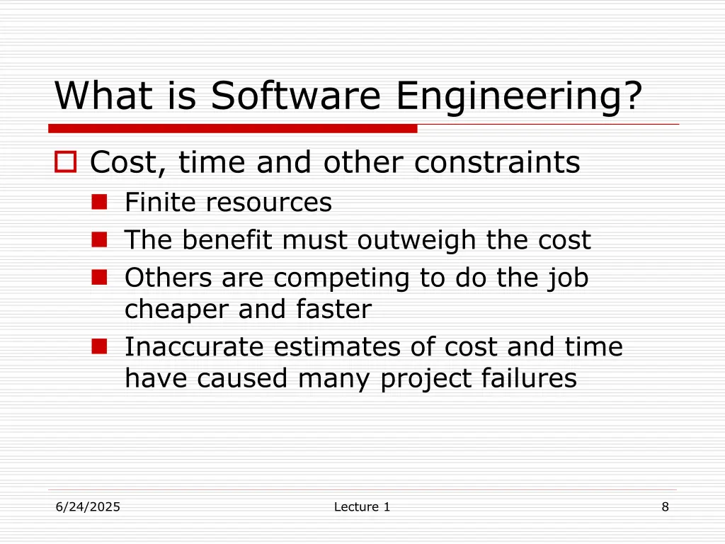 what is software engineering 4