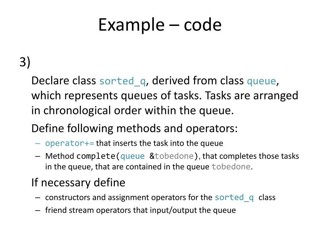 example code 3