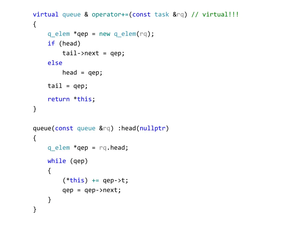 virtual queue operator const task rq virtual