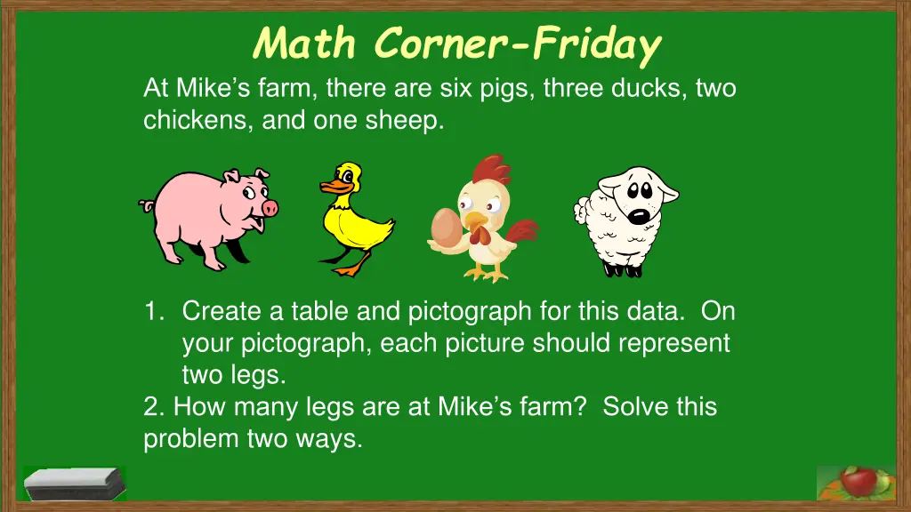 math corner friday at mike s farm there