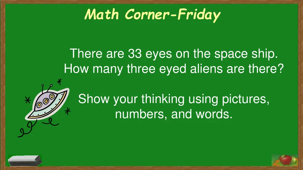 math corner friday