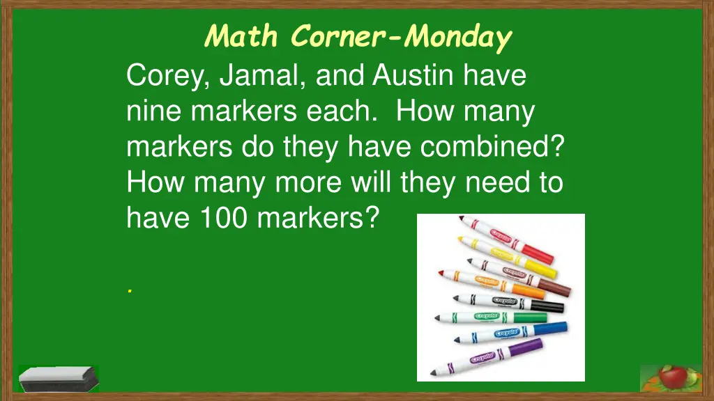 math corner monday corey jamal and austin have
