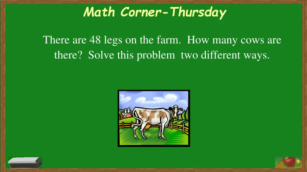 math corner thursday